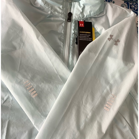 🩵 NEW🩵Under Armour Run 🏃‍♀️ Impasse Windbreaker Jacket - Picture 9 of 15